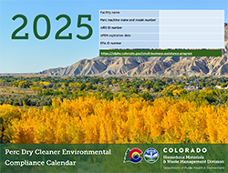 2025 Colorado Dry Clean Calendar