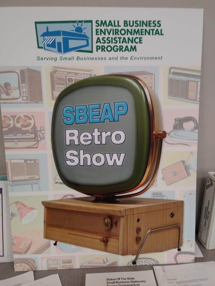Image of a old television that says "SBEAP Retro Show"