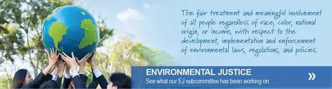 Environmental justice banner